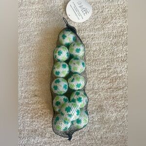 NWT Shamrock Mini Dog Tennis Balls